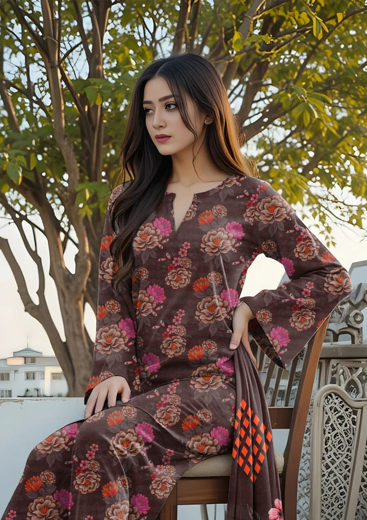 Bin Naeem Fabric 3Pcs De - LA17 - P30167 - Bin Naeem Fabrics