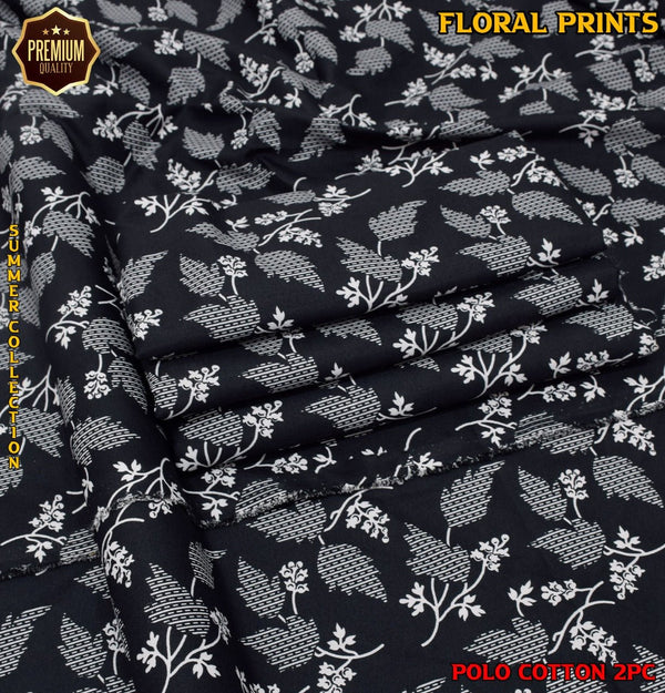 Bin Naeem Fabrics Cotton UnStitched Suit - Bin Naeem Fabrics