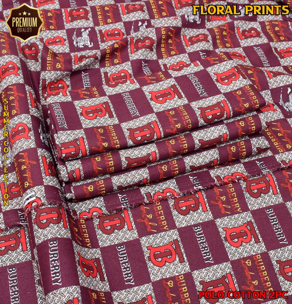Bin Naeem Fabrics Cotton UnStitched Suit - Bin Naeem Fabrics