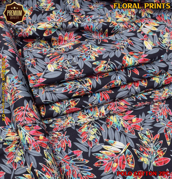 Bin Naeem Fabrics Cotton UnStitched Suit - Bin Naeem Fabrics
