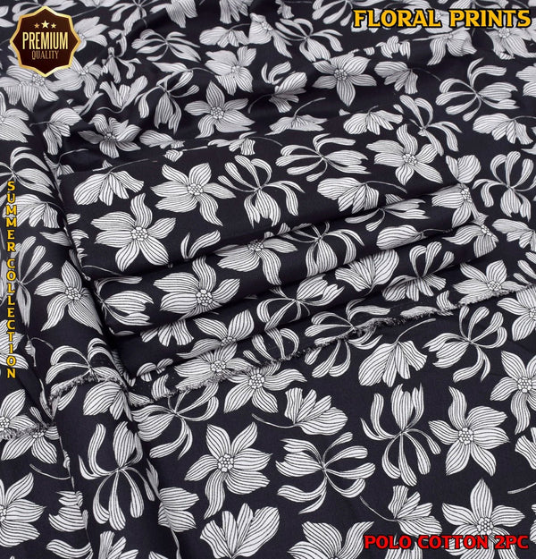 Bin Naeem Fabrics Cotton UnStitched Suit - Bin Naeem Fabrics