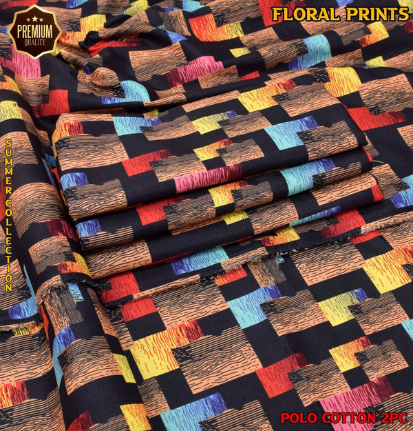 Bin Naeem Fabrics Cotton UnStitched Suit - Bin Naeem Fabrics