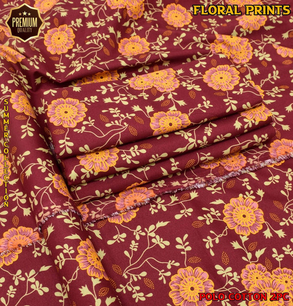Bin Naeem Fabrics Cotton UnStitched Suit - Bin Naeem Fabrics